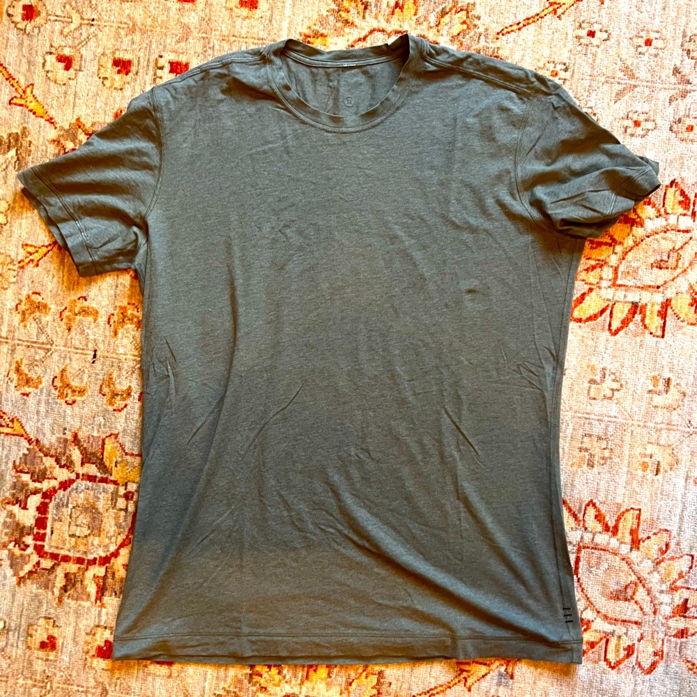Olive Green Lulu Lemon T-Shirt